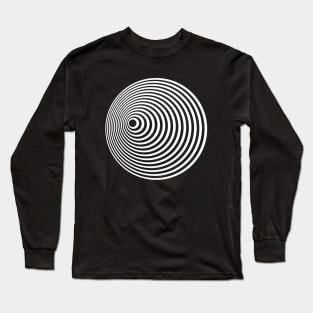 Twilight Zone Tunnel (white on black) Long Sleeve T-Shirt